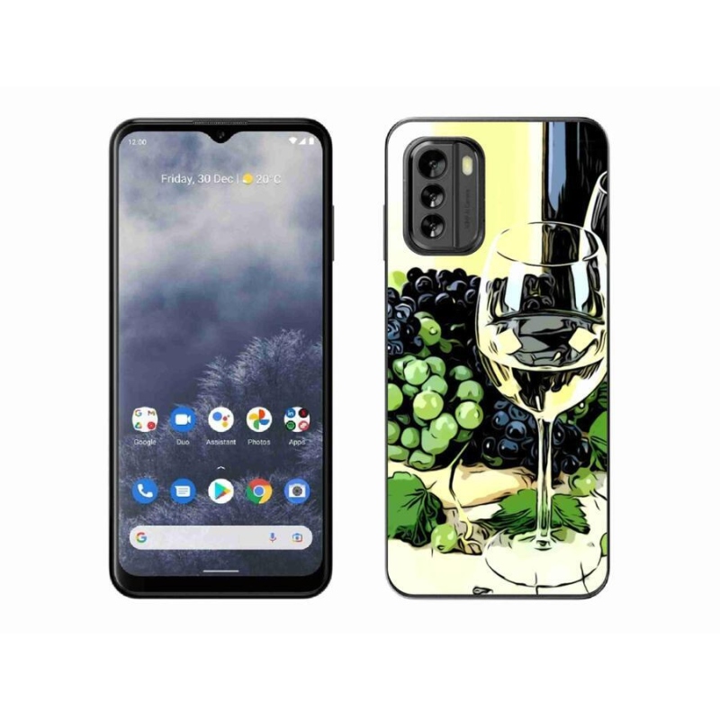 Zselés borító mmCase a Nokia G60 5G készülékhez - pohár bor
