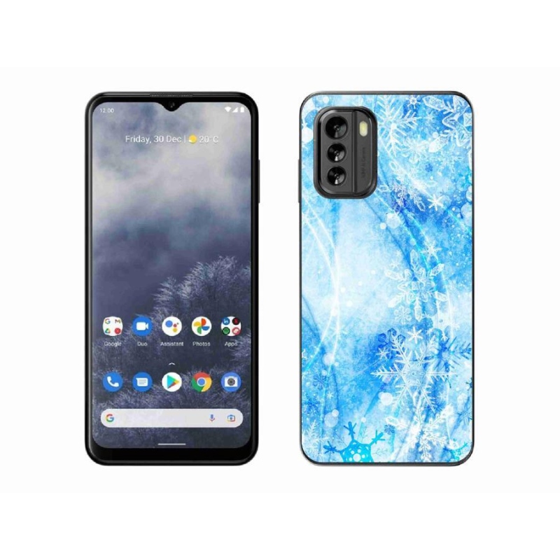 Zselés borítás mmCase a Nokia G60 5G készülékhez - hópelyhek