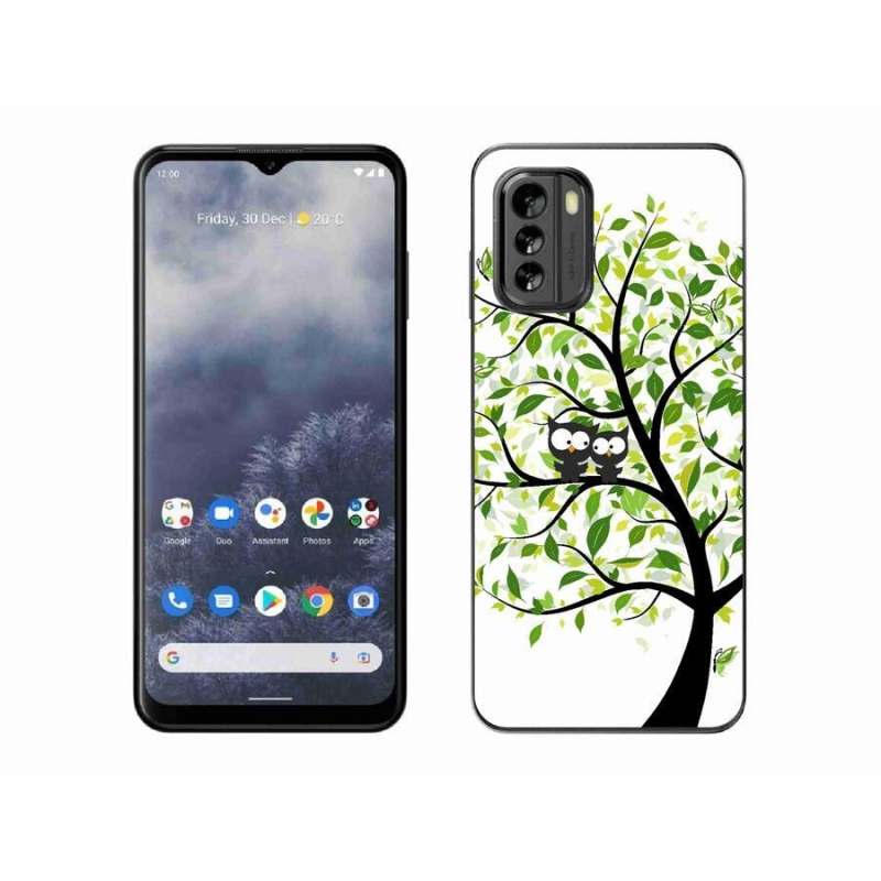 Zselés borító mmCase a Nokia G60 5G készülékhez - baglyok a fán