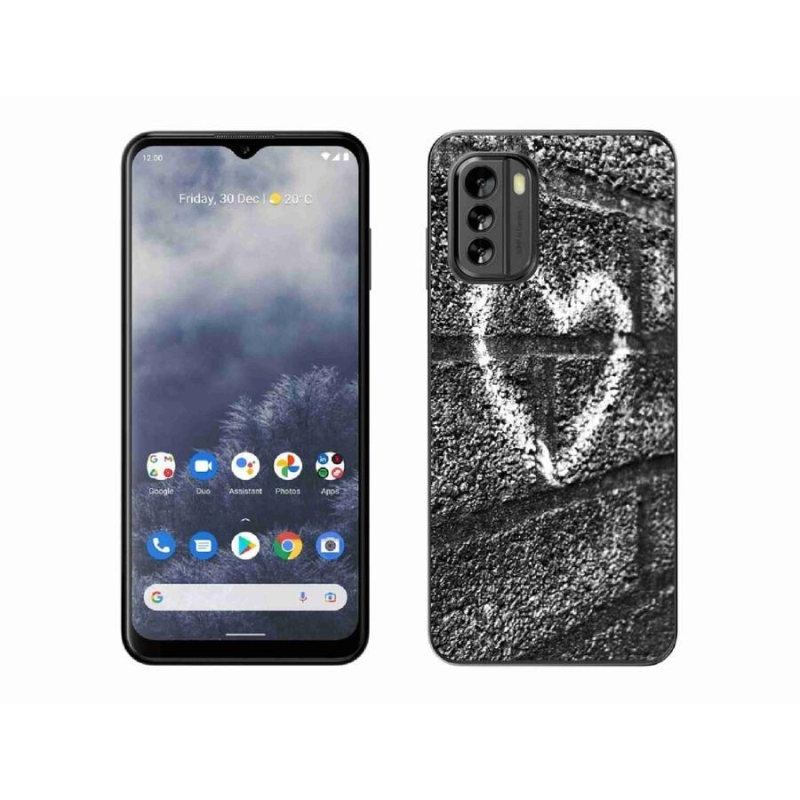 Zselés borítás mmCase a Nokia G60 5G készülékhez - szív a falon