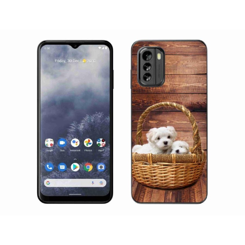 Zselés borítás mmCase a Nokia G60 5G készülékhez - kiskutyák