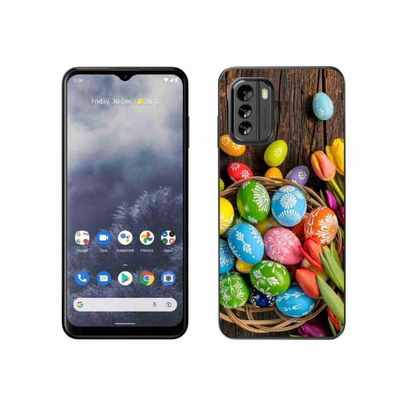 Zselés borítás mmCase a Nokia G60 5G készülékhez - Húsvéti tojások