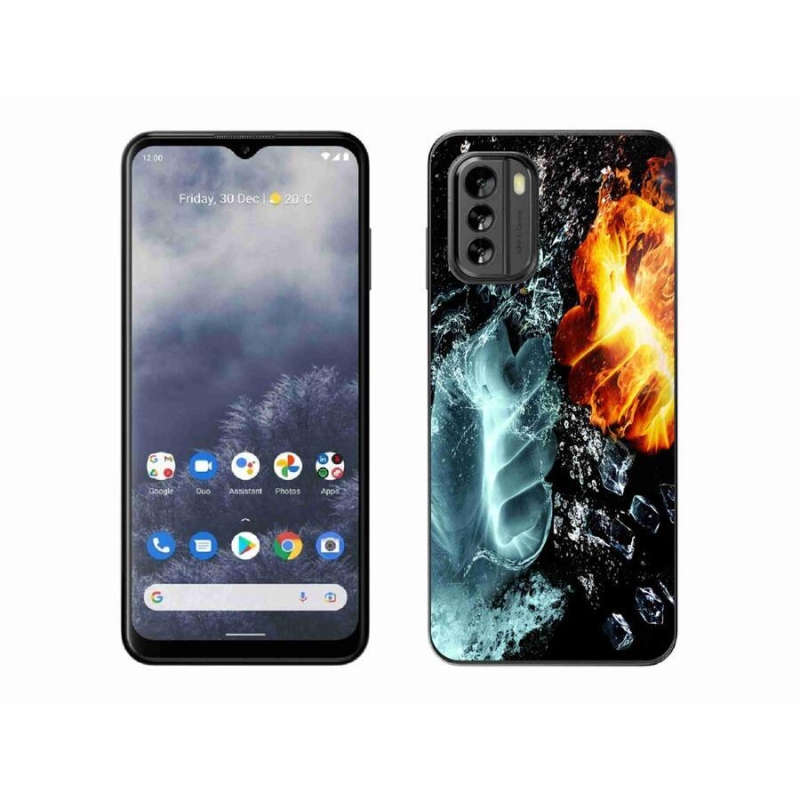 Zselés borítás mmCase a Nokia G60 5G készülékhez - víz és tűz