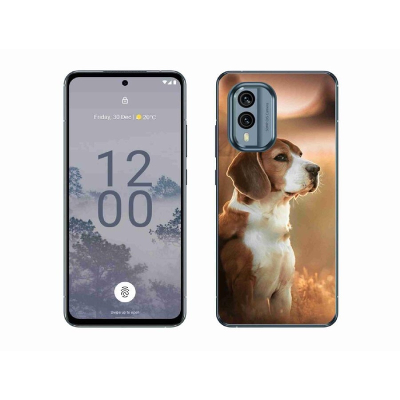 Zselés borítás mmCase a Nokia X30 5G készülékhez - bézs színű