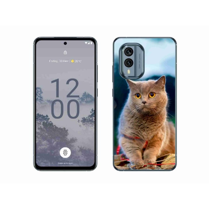 Zselés borítás mmCase a Nokia X30 5G készülékhez - brit kék 2