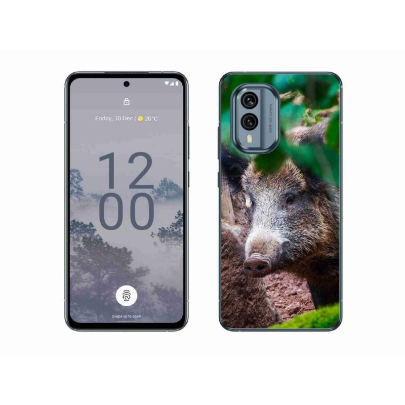 Zselés borítás mmCase a Nokia X30 5G készülékhez - vaddisznó
