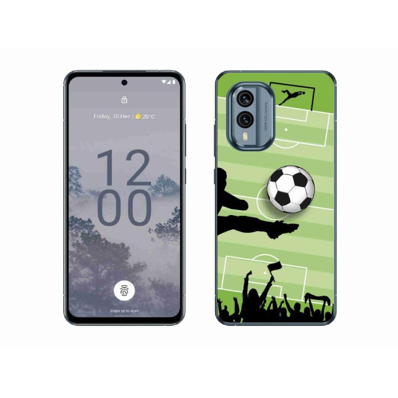 Zselés borítás mmCase a Nokia X30 5G készülékhez - futball 3