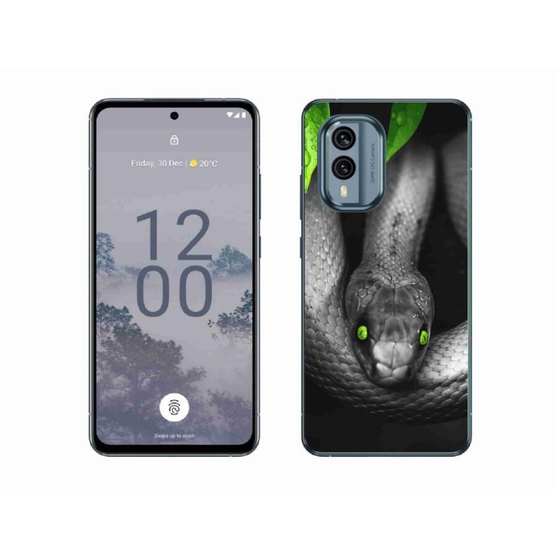 Zselés borítás mmCase a Nokia X30 5G készülékhez - kígyó