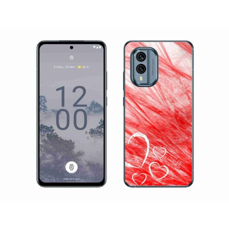 Zselés borítás mmCase a Nokia X30 5G készülékhez - szív