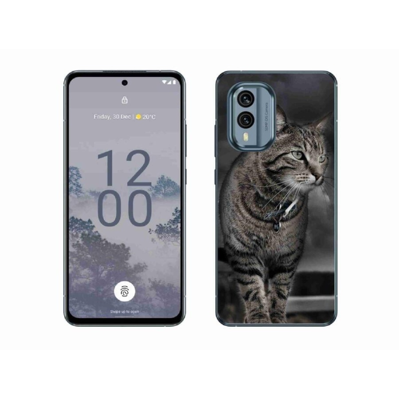 Zselés borítás mmCase a Nokia X30 5G készülékhez - macska