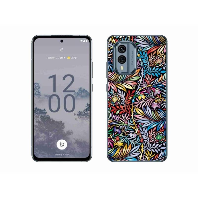Zselés borítás mmCase a Nokia X30 5G készülékhez - virágok 5