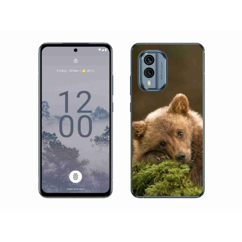 Zselés borítás mmCase a Nokia X30 5G készülékhez - medve