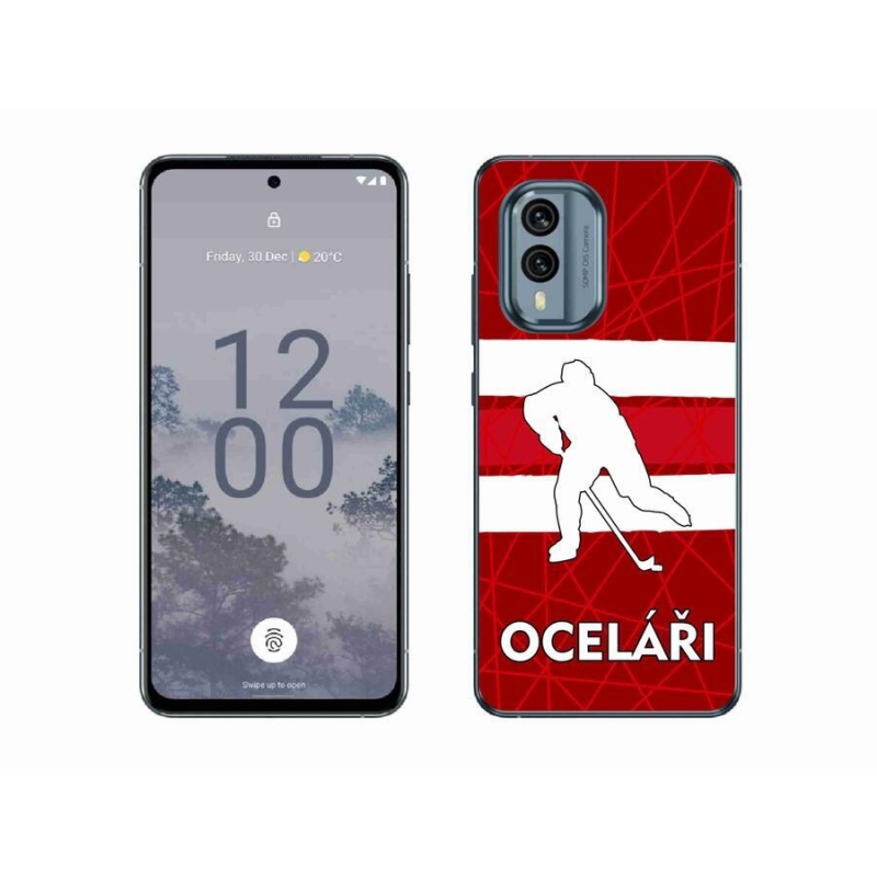 Zselés borítás mmCase a Nokia X30 5G készülékhez - Acélszínűek