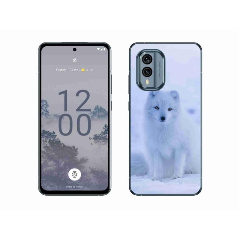 Zselés borítás mmCase a Nokia X30 5G készülékhez - polár róka