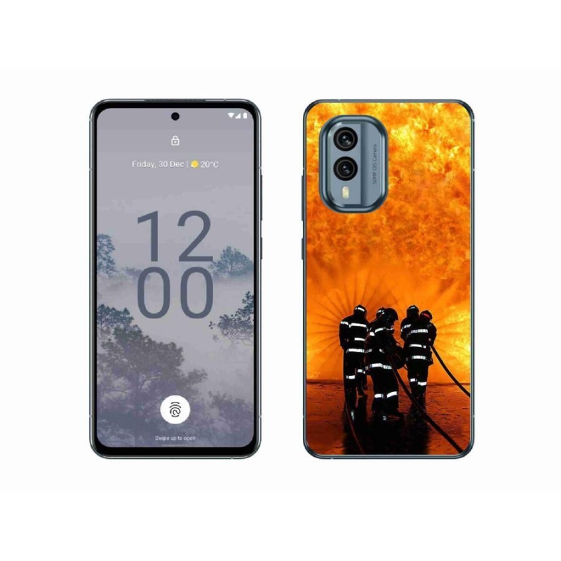 Zselés borítás mmCase a Nokia X30 5G készülékhez - tűz