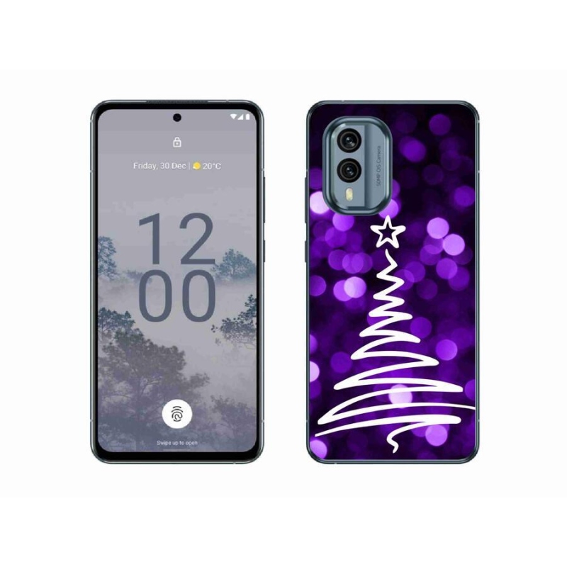 Zselés borítás mmCase a Nokia X30 5G készülékhez - fa