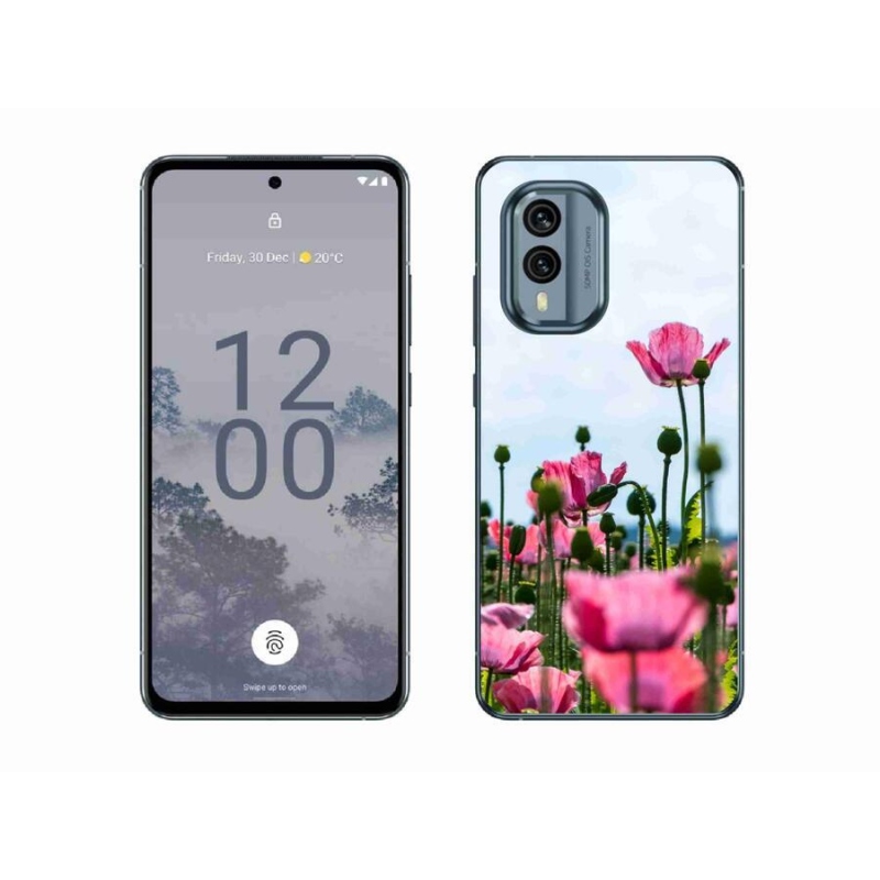 Zselés borítás mmCase a Nokia X30 5G készülékhez - mákos színű