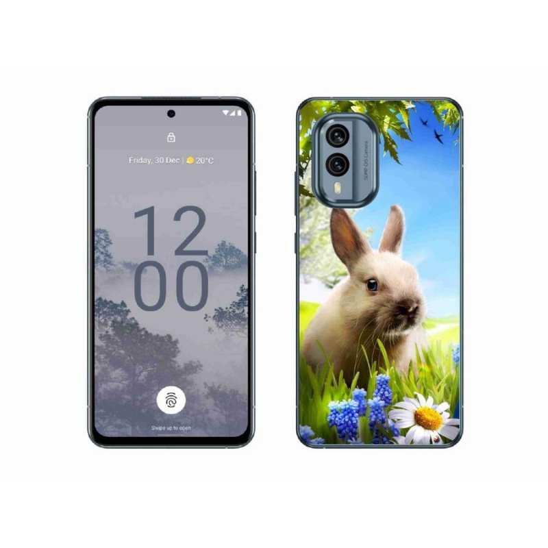 Zselés borítás mmCase a Nokia X30 5G készülékhez - nyuszi