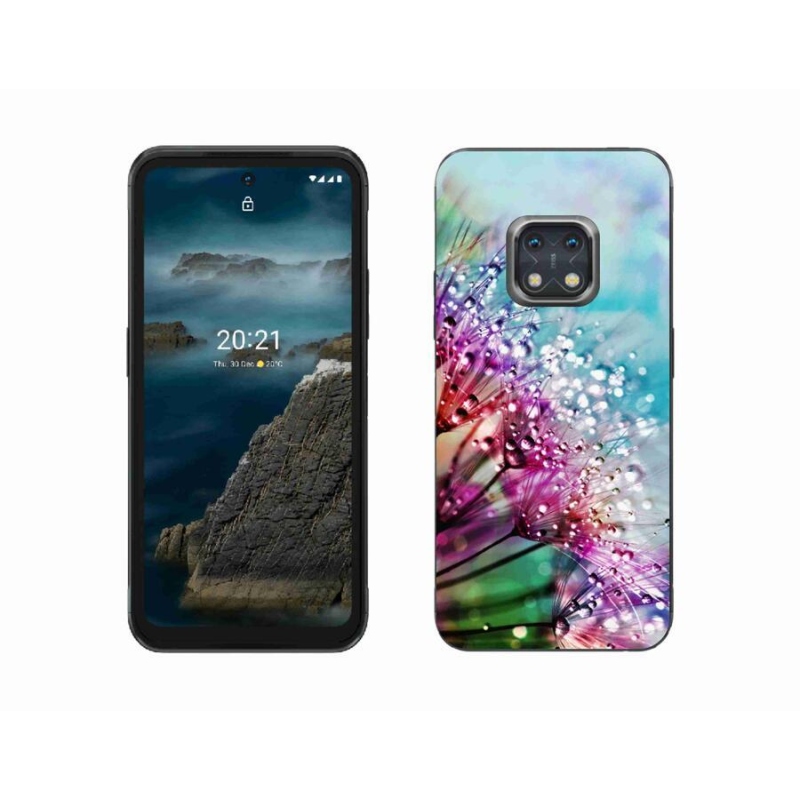 Zselés borító mmCase mobiltelefonhoz Nokia XR20 - színes virágok
