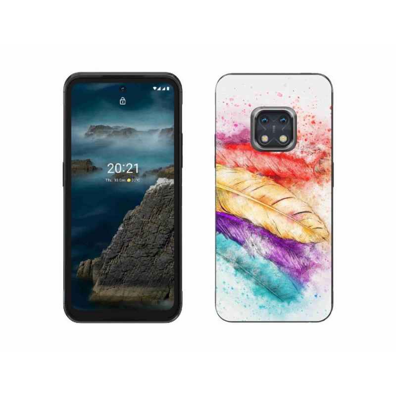 Zselés borítás mmCase mobiltelefonhoz Nokia XR20 - színes toll