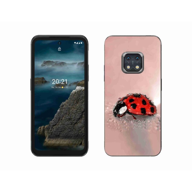 Gél borítás mmCase a Nokia XR20 készülékhez - katicabogár
