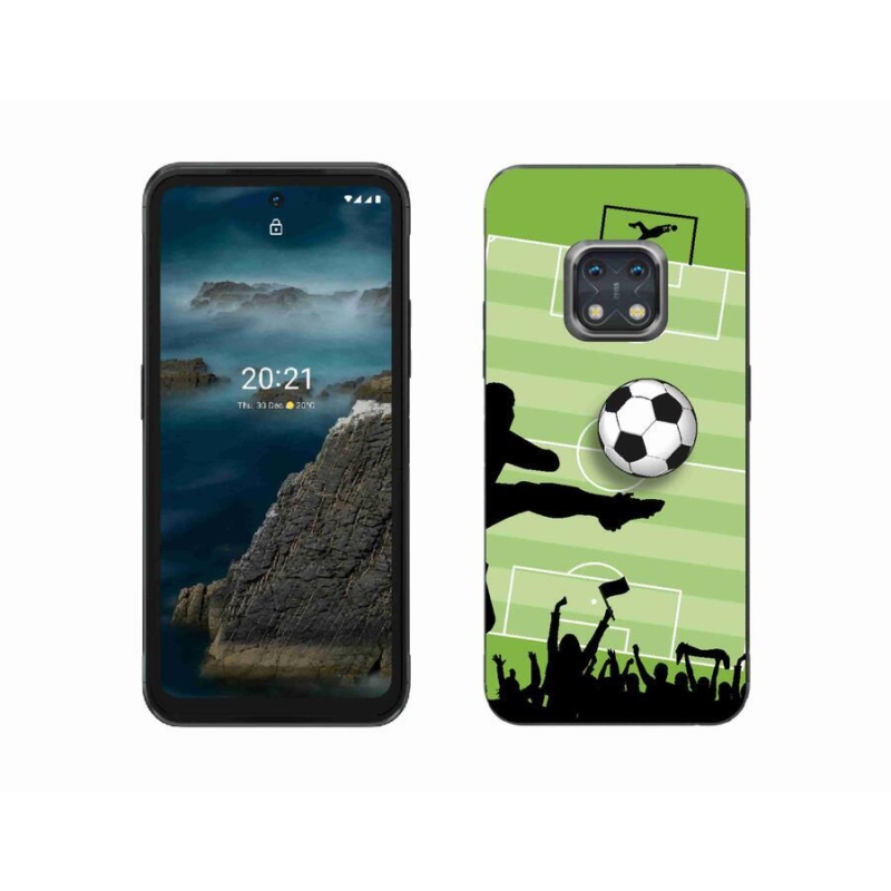 Zselés borítás mmCase mobiltelefonhoz Nokia XR20 - futball 3