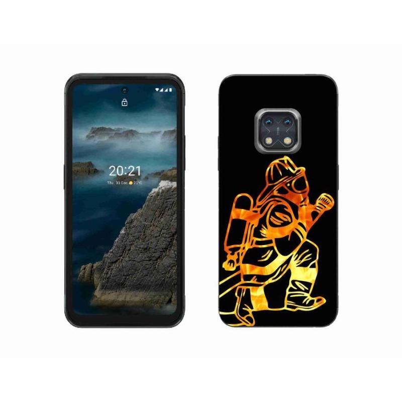 Zselés borítás mmCase a Nokia XR20 készülékhez - tűzoltó 1