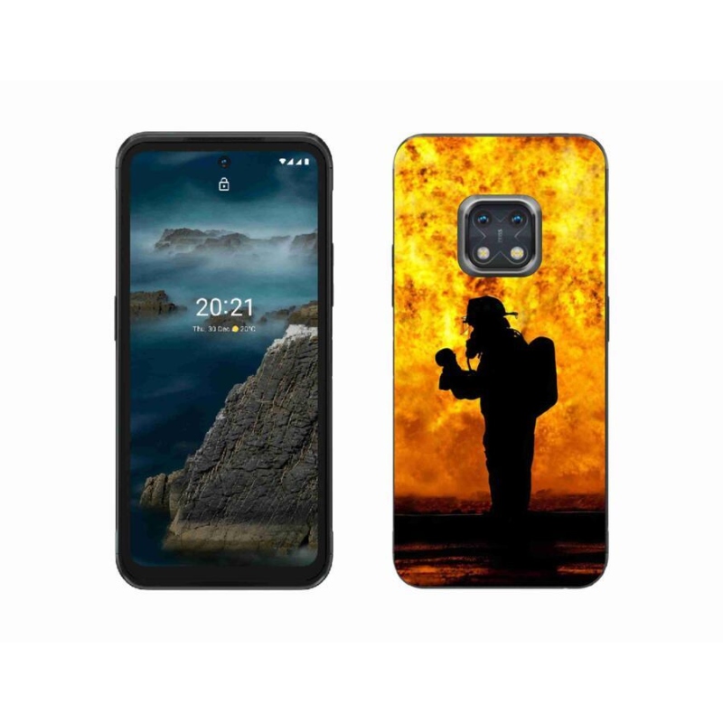 Zselés borítás mmCase a Nokia XR20 készülékhez - tűzoltó