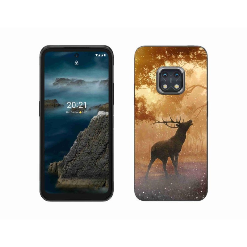 Zselés borítás mmCase a Nokia XR20 készülékhez - szarvas a szarvasbőgésben