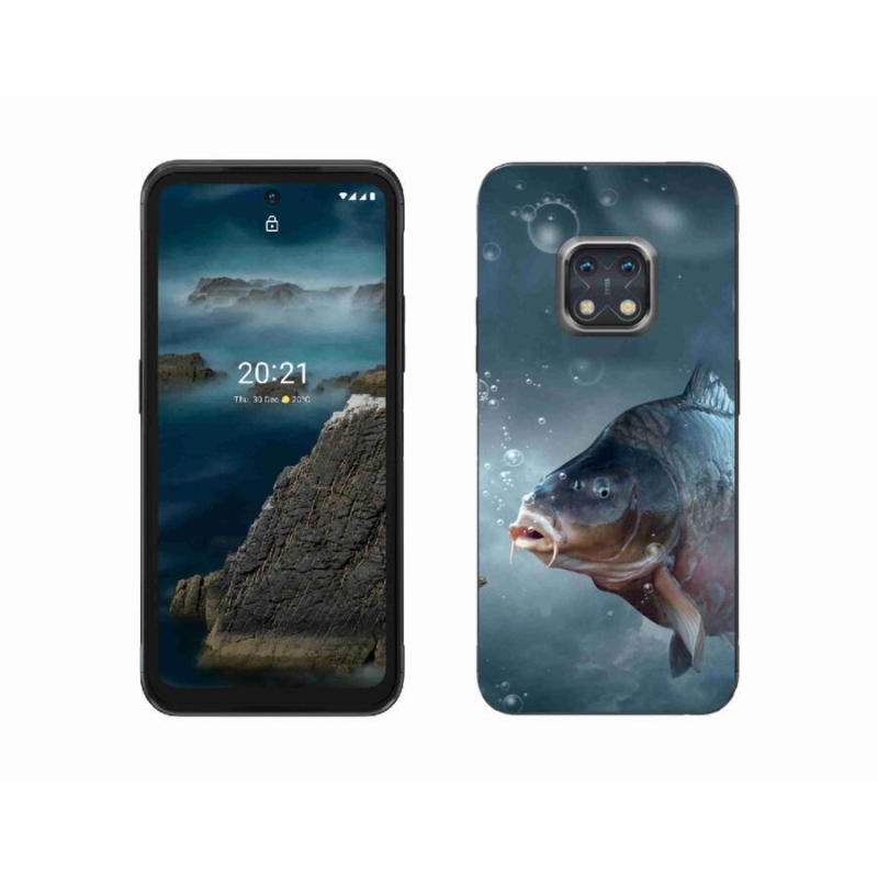 Zselés borítás mmCase a Nokia XR20 készülékhez - ponty és buborékok