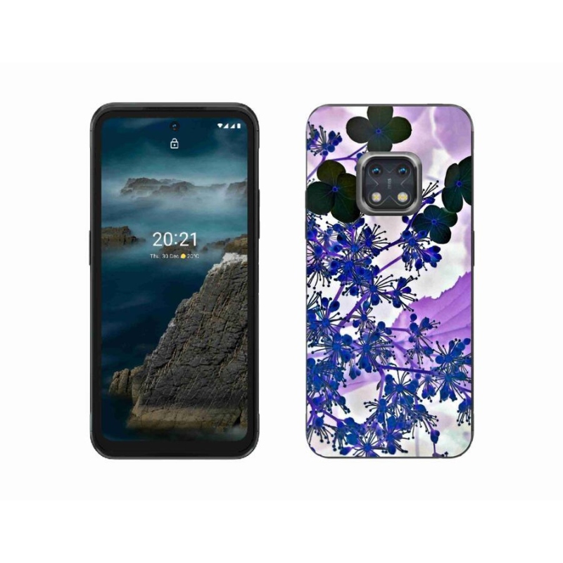 Zselés borító mmCase mobiltelefonhoz Nokia XR20 - hortenzia virág