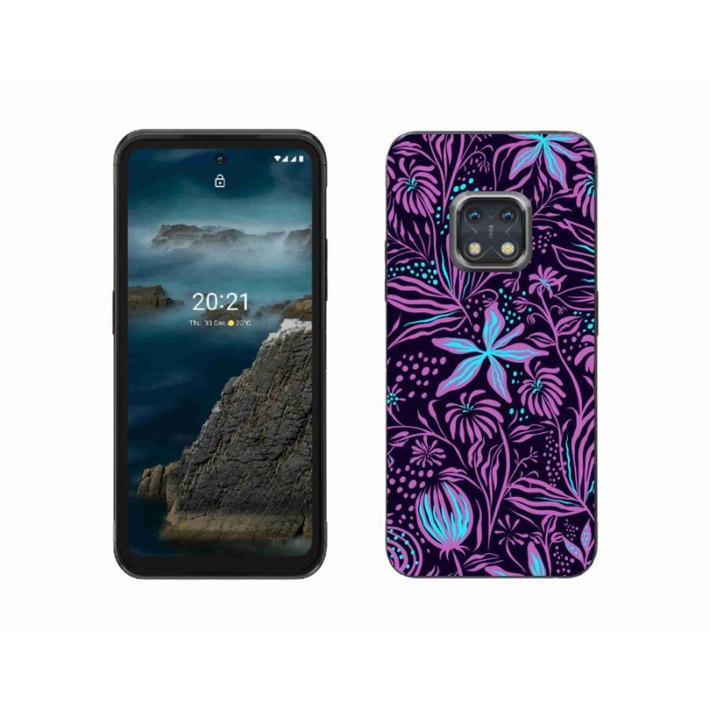 Zselés borítás mmCase mobiltelefonhoz Nokia XR20 - virágok 2