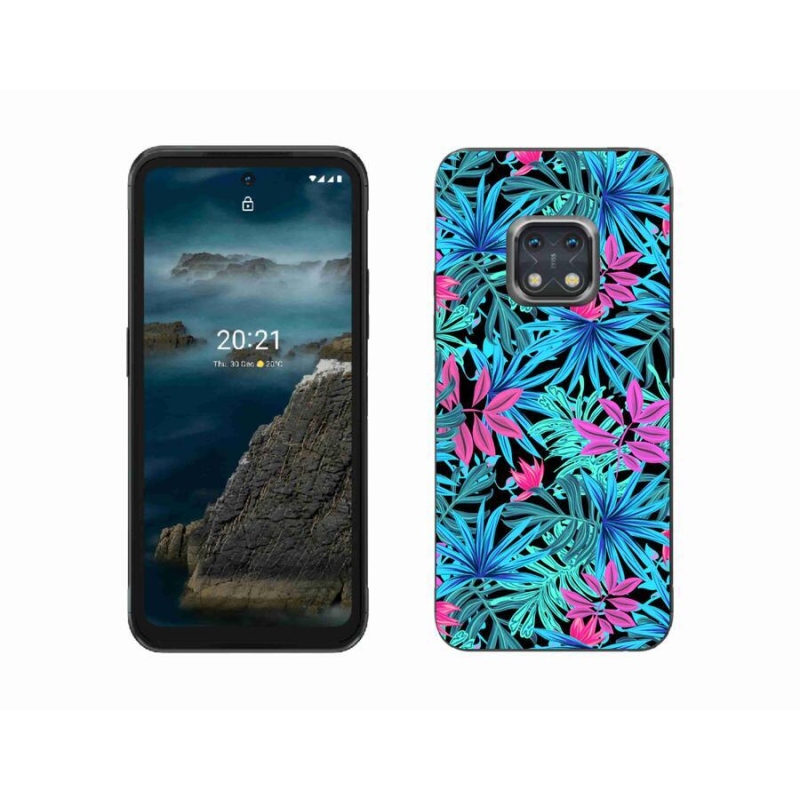 Zselés borító mmCase mobiltelefonhoz Nokia XR20 - virágok 3