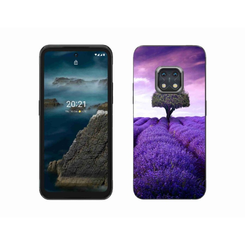 Zselés borítás mmCase a Nokia XR20 készülékhez - levendula rét