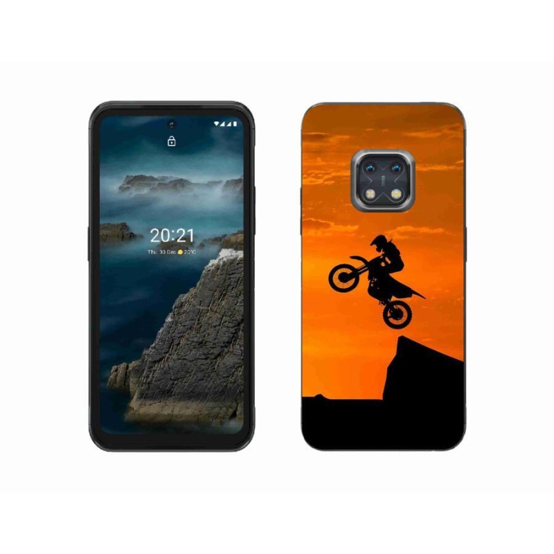 Zselés borítás mmCase mobiltelefonhoz Nokia XR20 - motocross