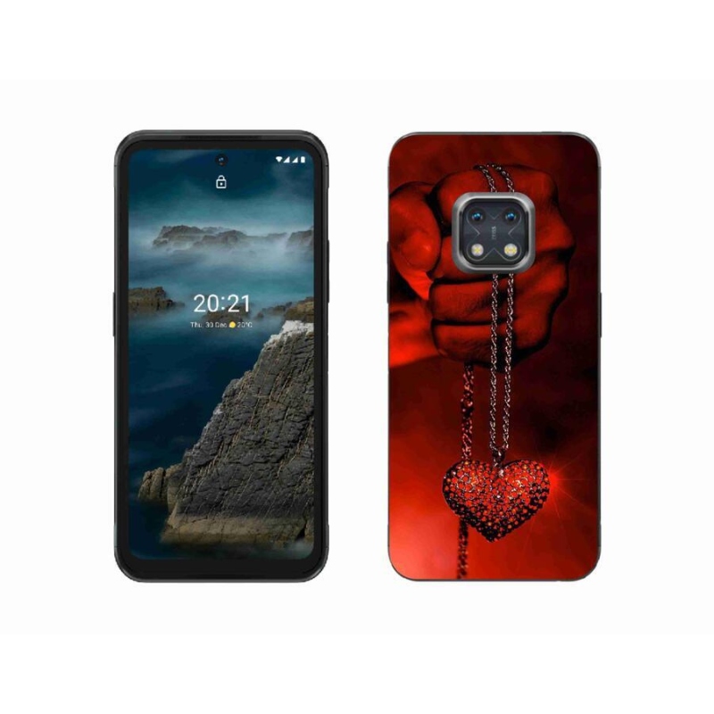 Zselés borítás mmCase a Nokia XR20 készülékhez - nyaklánc