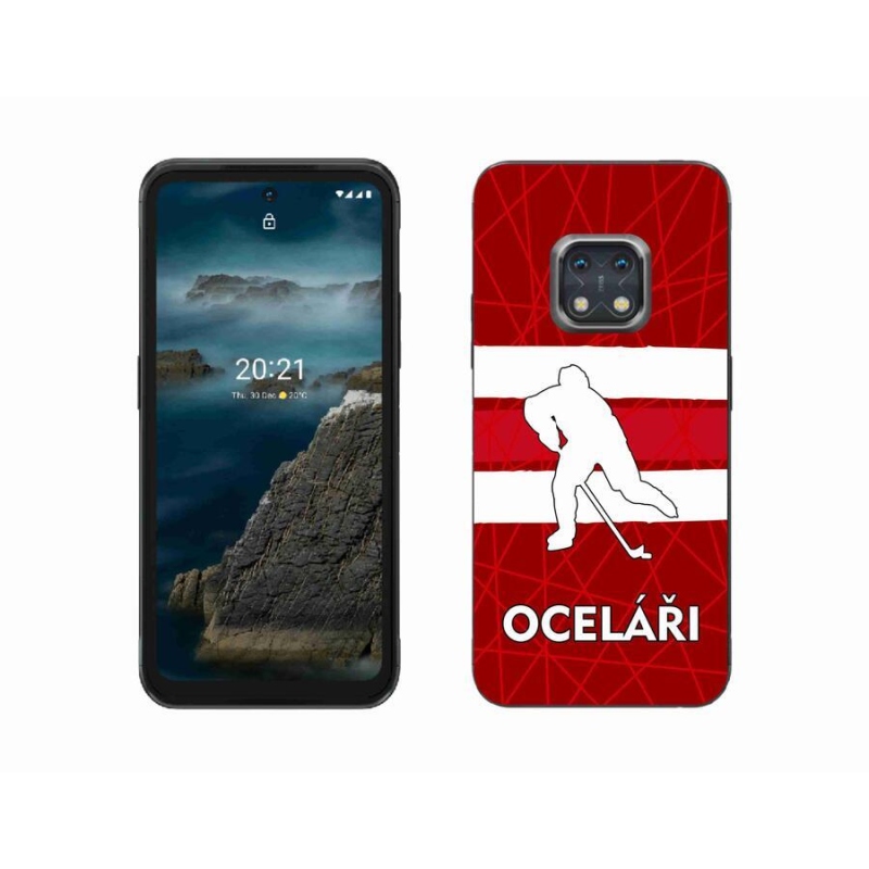 Zselés borítás mmCase a Nokia XR20 készülékhez - Acélszínűek