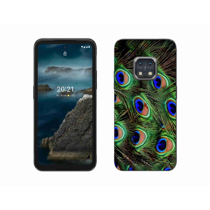 Zselés borítás mmCase a Nokia XR20 készülékhez - pávatoll