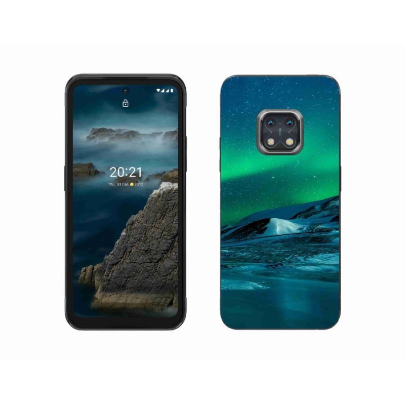 Zselés borítás mmCase a Nokia XR20 készülékhez - sarki fény