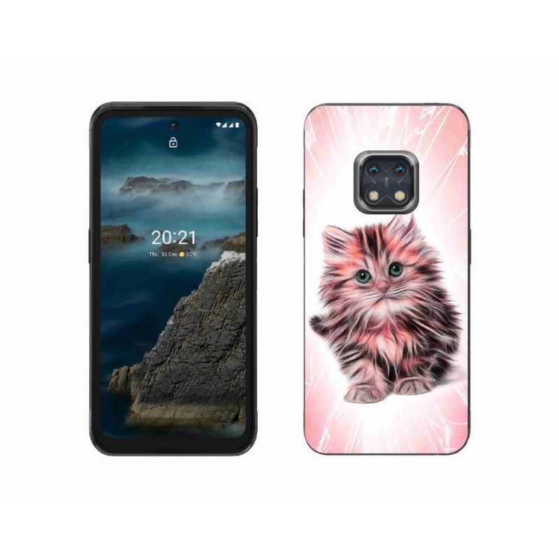 Gél borítás mmCase a Nokia XR20 készülékhez - aranyos cica