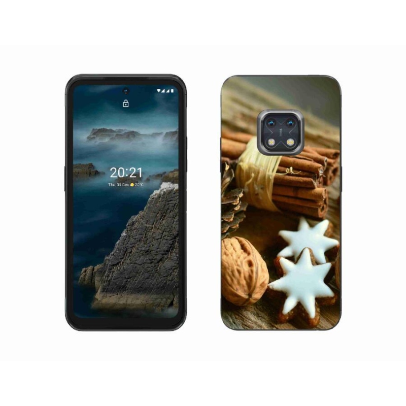 Zselés borítás mmCase a Nokia XR20 készülékhez - fahéj és mézeskalács