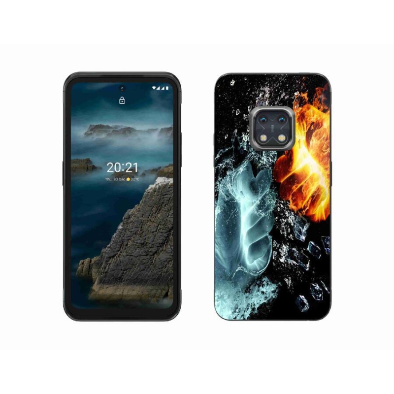 Zselés borítás mmCase a Nokia XR20-hoz - víz és tűz