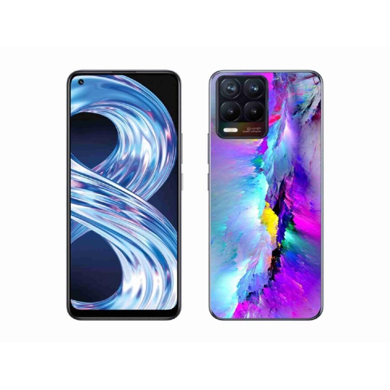 Gél borítás mmCase a Realme 8 4G készülékhez - absztrakt