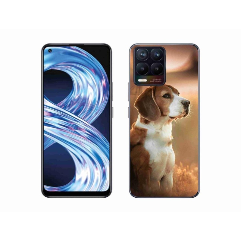 Gél borítás mmCase a Realme 8 4G készülékhez - bézs színű