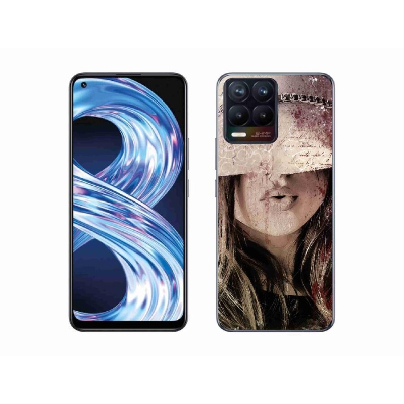Gél borítás mmCase a Realme 8 4G-hez - lány