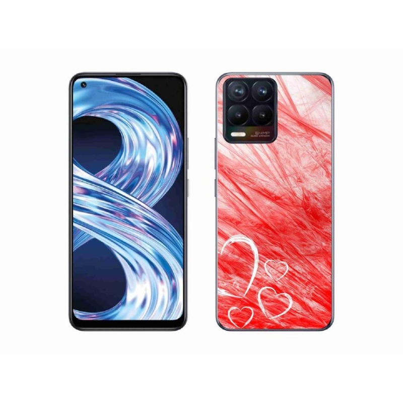 Gél borítás mmCase a Realme 8 4G-hez - szív
