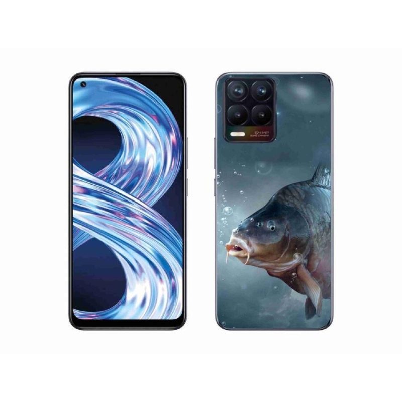 Gél borítás mmCase a Realme 8 4G-hez - ponty és buborékok