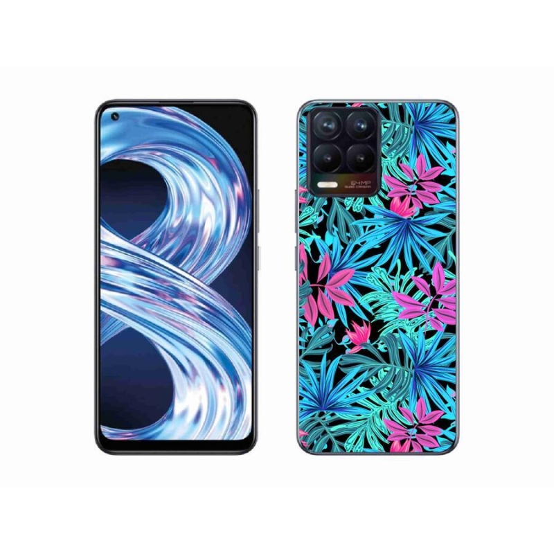 Gél borító mmCase a Realme 8 4G-hez - virágok 3