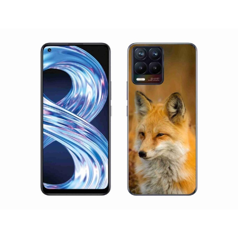Gél borítás mmCase a Realme 8 4G-hez - róka