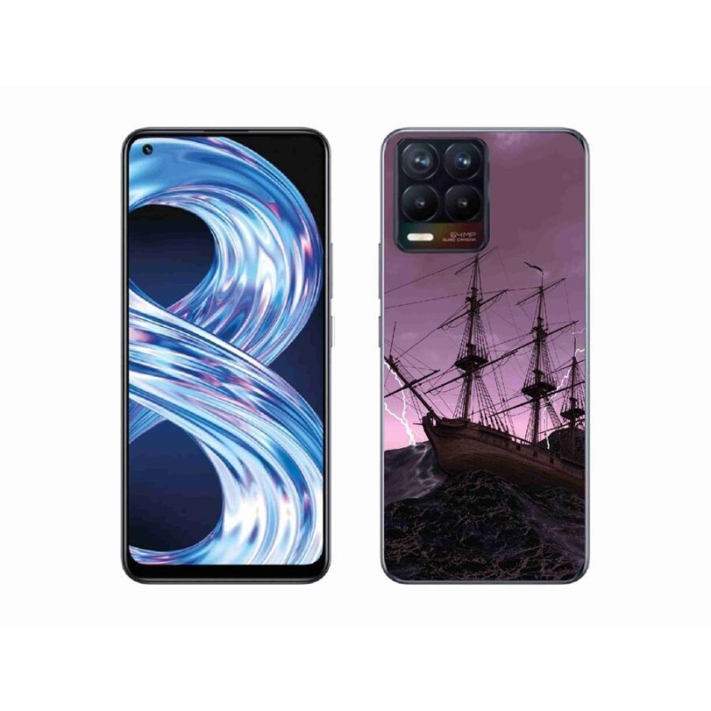 Gél borítás mmCase a Realme 8 4G-hez - hajó a viharban